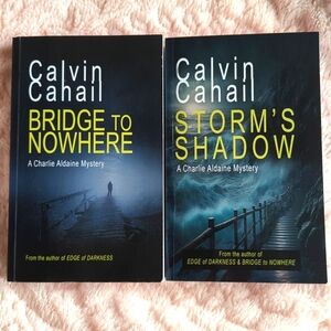 Bridge to Nowhere AND Storm's Shadow by Calvin Cahail Autographed Paperback Book